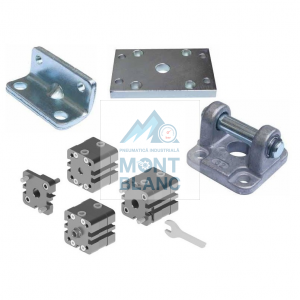 Elemente de fixare cilindru pneumatic compact